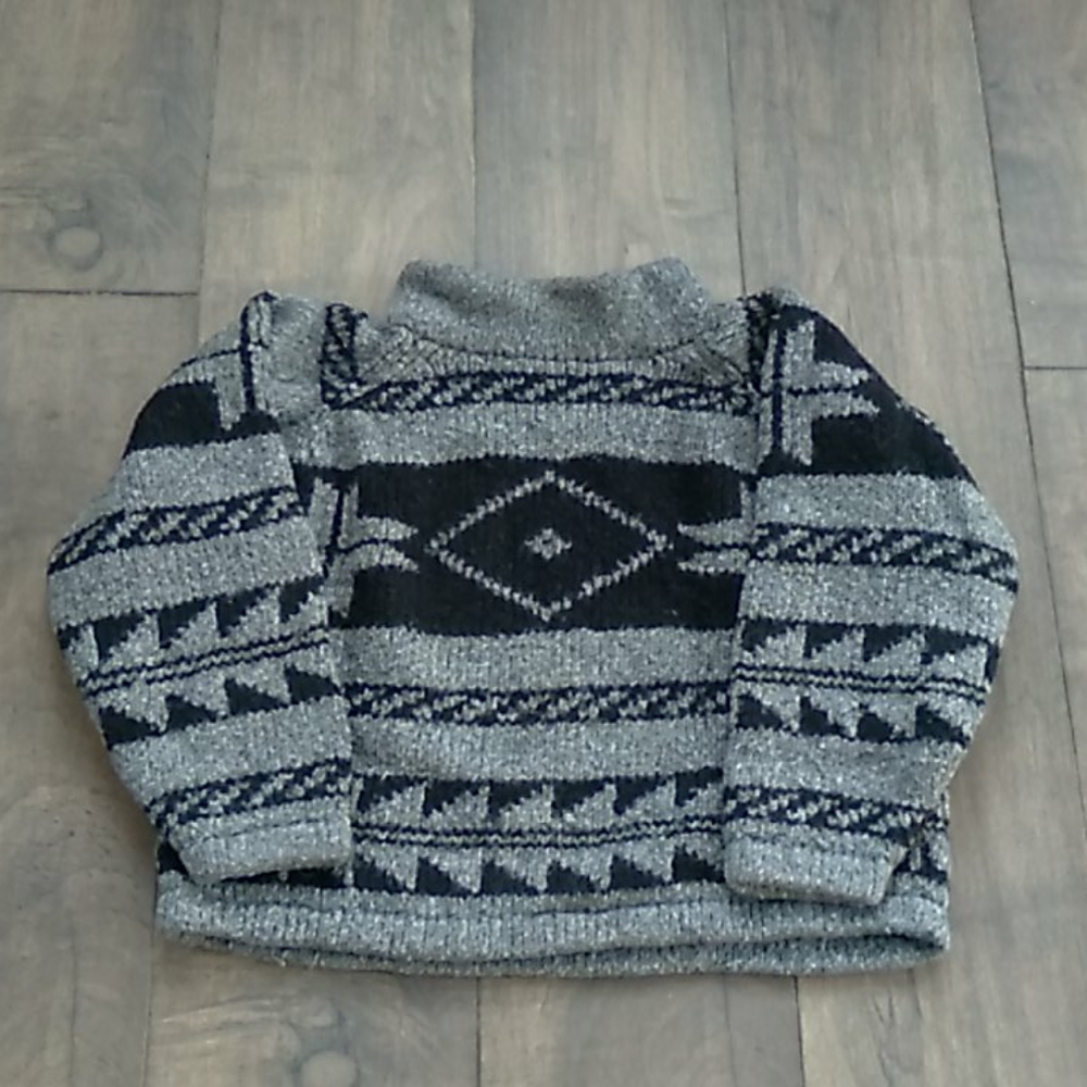PERUVIAN TRADING COMPANY ALPACA CROP SWEATER XS